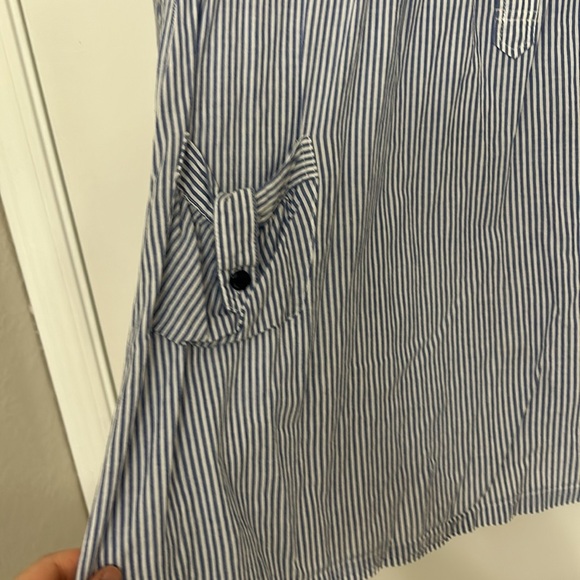 Women’s Striped Long Sleeve Blouse - Picture 3 of 6